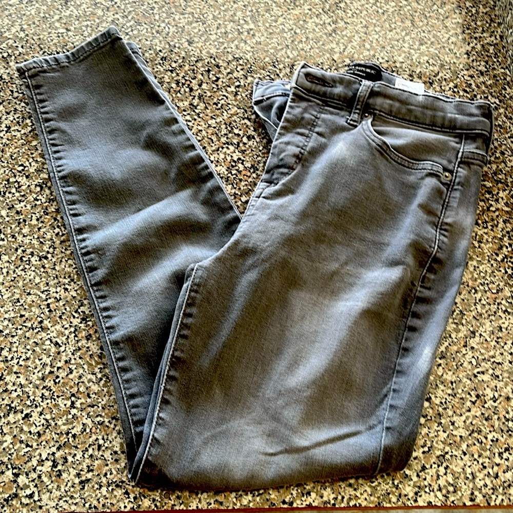 Banana Republic high rise skinny gray jeans size 4